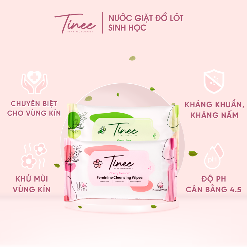 Sử dụng khăn ướt vệ sinh phụ nữ Tinee khi nào là thích hợp? 3 Vệ sinh vùng kín an toàn bằng khăn ướt vệ sinh Tinee