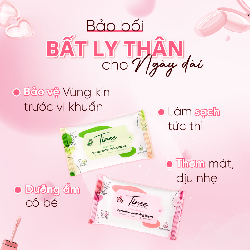 3 Tips giúp vùng kín trở nên quyến rũ và sexy bạn nên biết 5 Khăn ướt Tinee