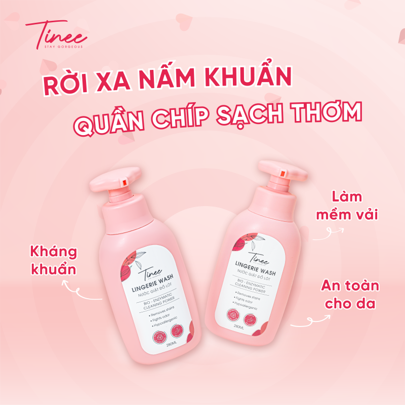 Nước giặt đồ lót cho bà bầu giúp hạn chế nấm khuẩn