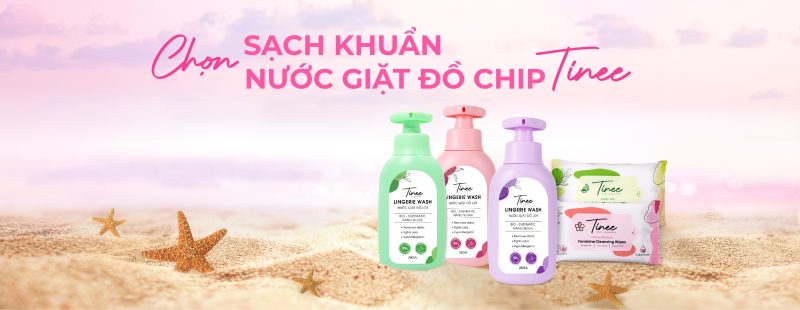 Review nước giặt đồ lót Tinee dịu nhẹ và an toàn cho da tay