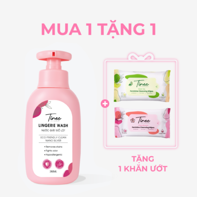 Chai hồng hồng hoa anh đào nước giặt đồ lót giúp quần chip kháng khuẩn sạch thơm