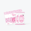 Khăn ướt mini nhỏ gọn tiện lợi Tinee - Hộp 20 gói khăn ướt mini (8 tờ/ 1 gói) 1 Khăn ướt Mini Tinee