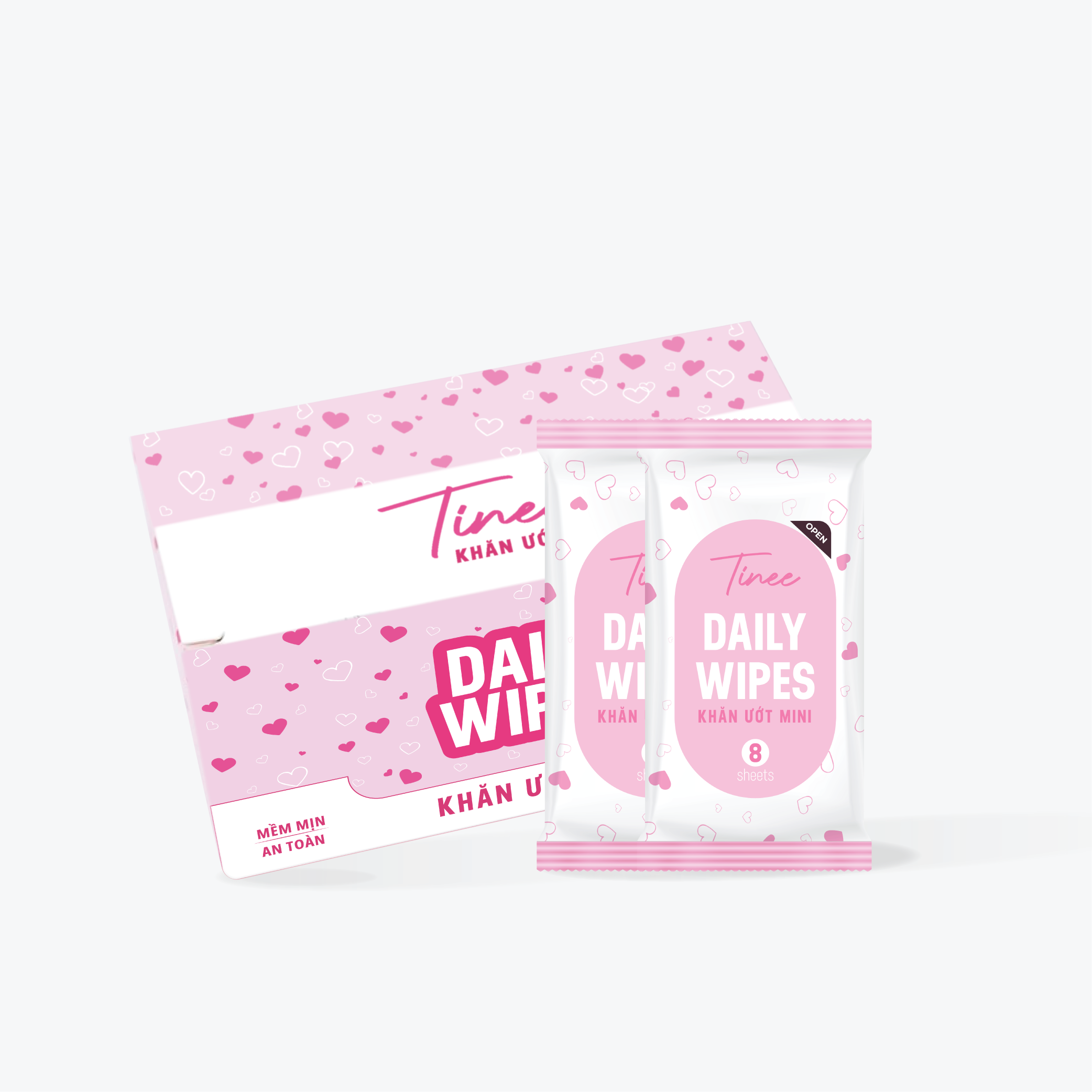 Khăn ướt Mini Tinee Khăn ướt Mini Tinee