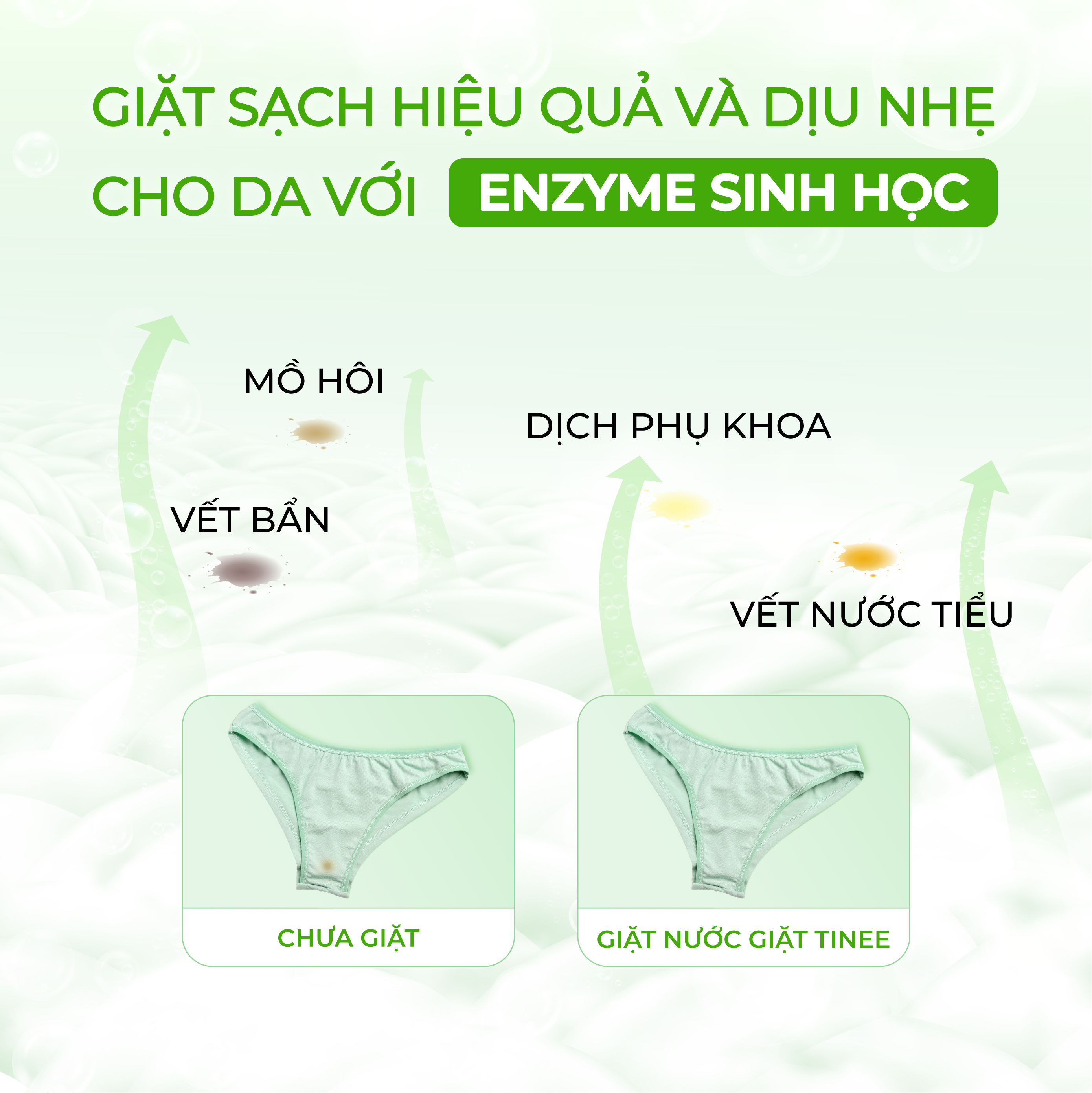 Nước giặt đồ lót Tràm trà Tinee Nước giặt đồ lót Tràm trà Tinee
