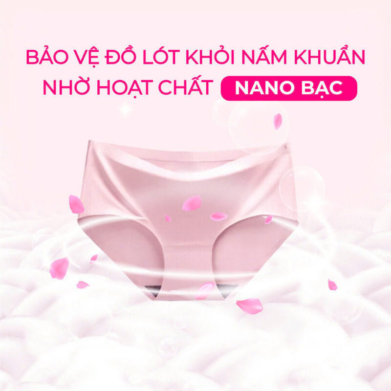 Bảo vệ đồ lót khỏi nấm khuẩn nhờ hoạt chất Nano Bạc và làm sạch bằng gốc thực vật